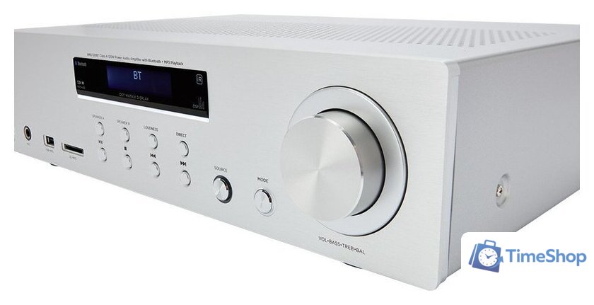 Интегральный усилитель Aiwa AMU-120BT (серебристый) - Изображение №5 — Интернет-магазин Time-Shop