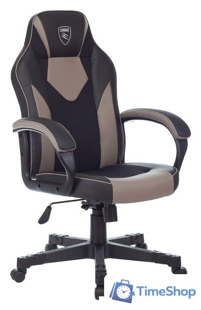 Игровое (геймерское) кресло Zombie Game 17 (черный/серый) - Изображение №1 — Интернет-магазин Time-Shop