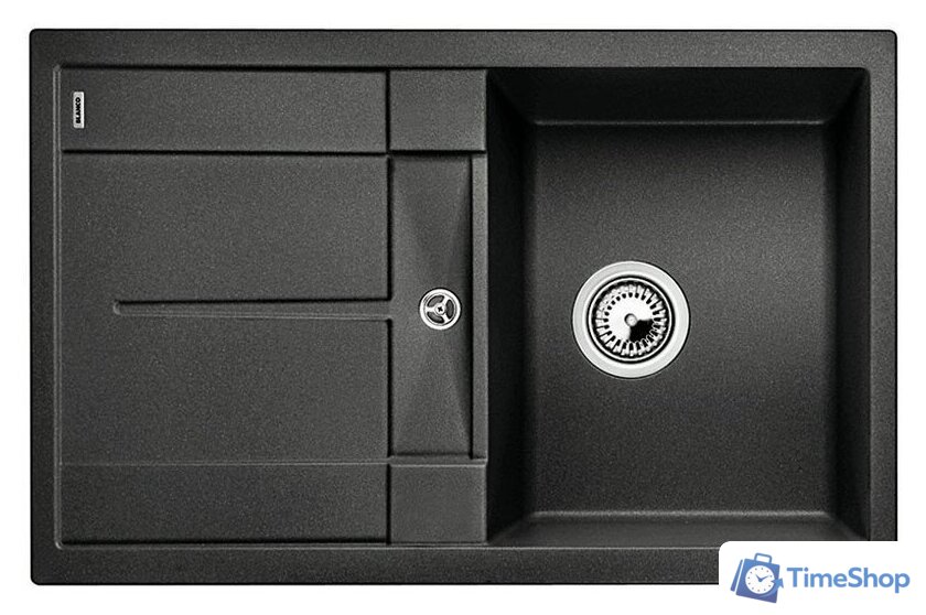 Кухонная мойка Blanco Metra 45 S 525915 (черный) - Изображение №1 — Интернет-магазин Time-Shop