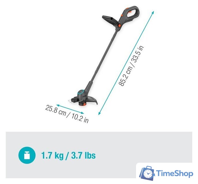 Триммер Gardena Easytrim 25/18V P4A (без АКБ) - Изображение №3 — Интернет-магазин Time-Shop