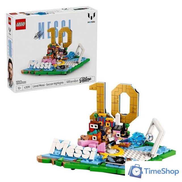 Конструктор LEGO Editions 43011 Лионель Месси – лучшие моменты футбольного матча - Изображение №1 — Интернет-магазин Time-Shop