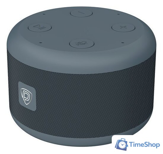 Умная колонка Prestigio SmartVoice (темно-серый) - Изображение №2 — Интернет-магазин Time-Shop