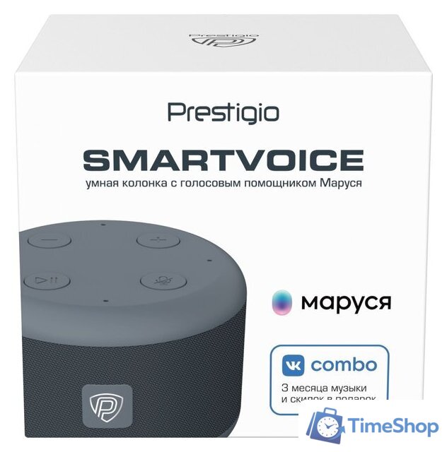 Умная колонка Prestigio SmartVoice (темно-серый) - Изображение №13 — Интернет-магазин Time-Shop