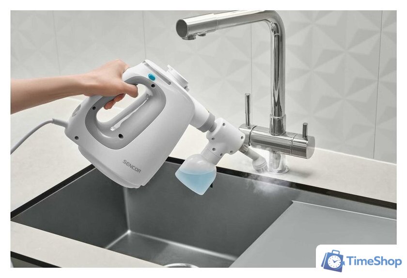 Пароочиститель Sencor SSC 3510WH - Изображение №8 — Интернет-магазин Time-Shop