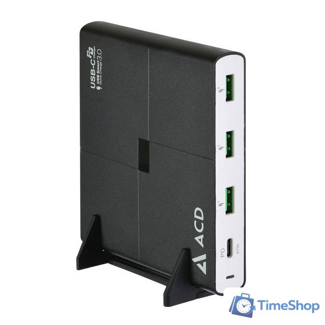 Сетевое зарядное ACD ACD-P904U-V1B - Изображение №1 — Интернет-магазин Time-Shop