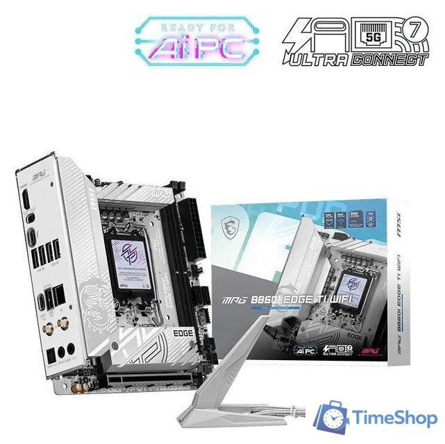 Материнская плата MSI MPG B860I Edge TI WiFi - Изображение №5 — Интернет-магазин Time-Shop