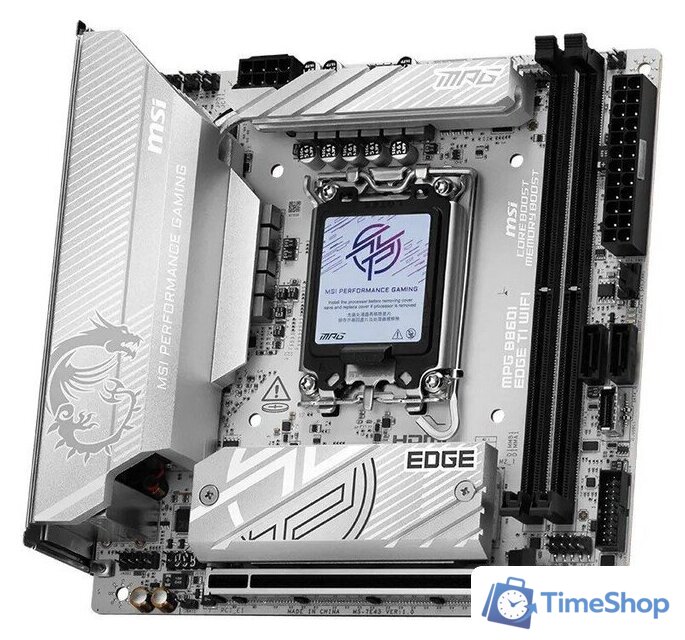 Материнская плата MSI MPG B860I Edge TI WiFi - Изображение №2 — Интернет-магазин Time-Shop