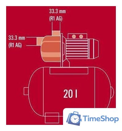 Насосная станция Einhell GC-WW 6538 4173190 - Изображение №6 — Интернет-магазин Time-Shop