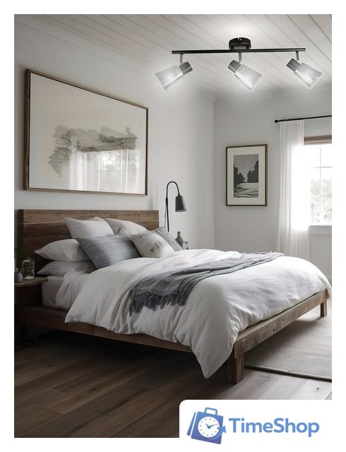 Припотолочная люстра Aitin Pro НПБ 02-3x40-102 1434/3 (черный/хром) - Изображение №3 — Интернет-магазин Time-Shop