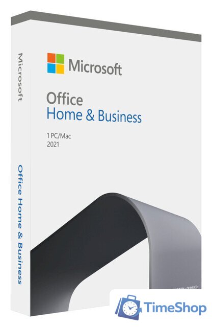 Пакет офисных программ Microsoft Office 2021 Home and Business BOX (1 ПК, бессрочная лицензия) - Изображение №1 — Интернет-магазин Time-Shop