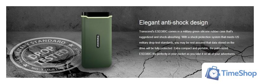 Внешний накопитель Transcend ESD380C 1TB TS1TESD380C - Изображение №3 — Интернет-магазин Time-Shop