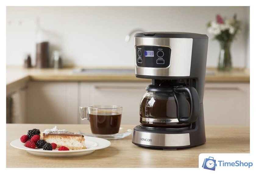 Капельная кофеварка Sencor SCE 3700BK - Изображение №17 — Интернет-магазин Time-Shop