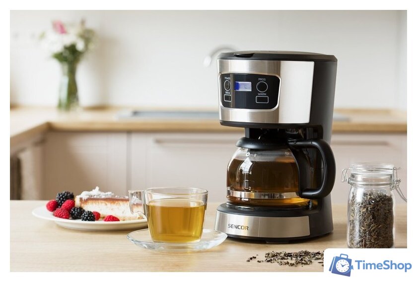 Капельная кофеварка Sencor SCE 3700BK - Изображение №16 — Интернет-магазин Time-Shop