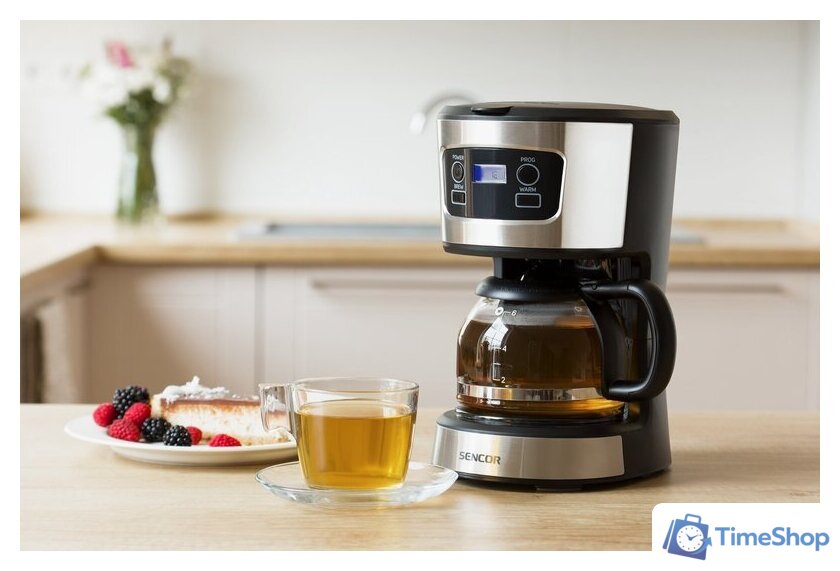 Капельная кофеварка Sencor SCE 3700BK - Изображение №18 — Интернет-магазин Time-Shop
