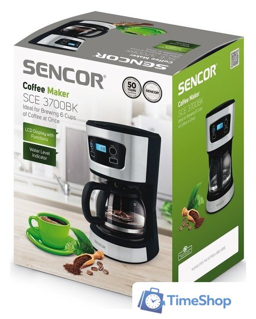 Капельная кофеварка Sencor SCE 3700BK - Изображение №14 — Интернет-магазин Time-Shop