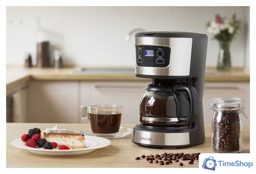 Капельная кофеварка Sencor SCE 3700BK - Изображение №15 — Интернет-магазин Time-Shop
