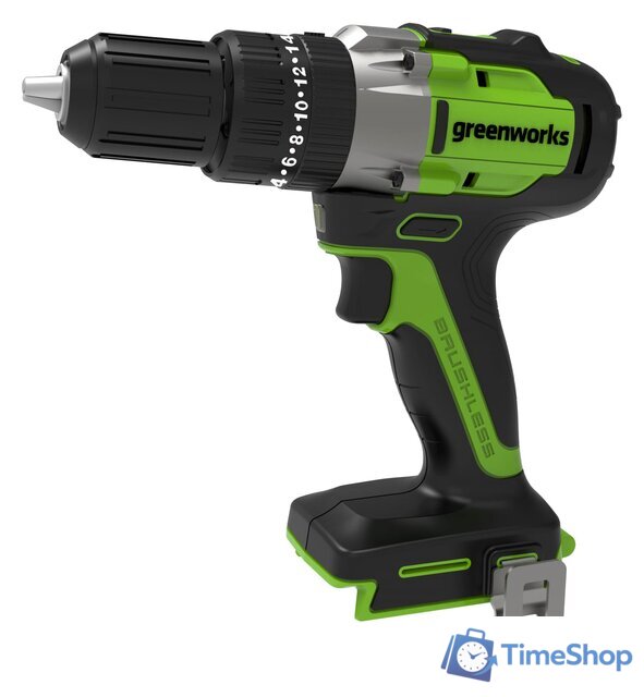 Ударная дрель-шуруповерт Greenworks GD24DD60 3704107 (без АКБ) - Изображение №1 — Интернет-магазин Time-Shop