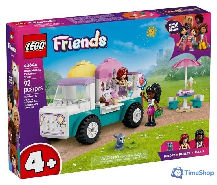 Конструктор LEGO Friends 42644 Грузовик с мороженым в Хартлейк-сити - Изображение №1 — Интернет-магазин Time-Shop