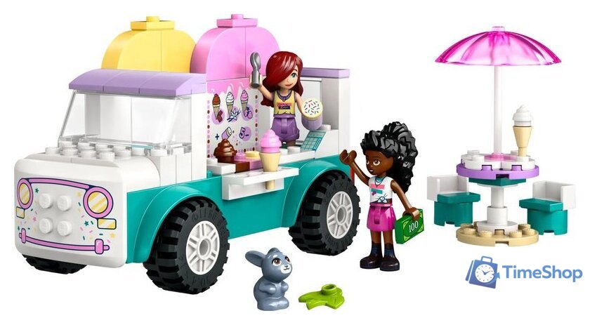 Конструктор LEGO Friends 42644 Грузовик с мороженым в Хартлейк-сити - Изображение №4 — Интернет-магазин Time-Shop