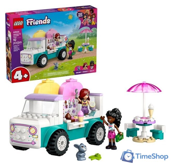 Конструктор LEGO Friends 42644 Грузовик с мороженым в Хартлейк-сити - Изображение №3 — Интернет-магазин Time-Shop