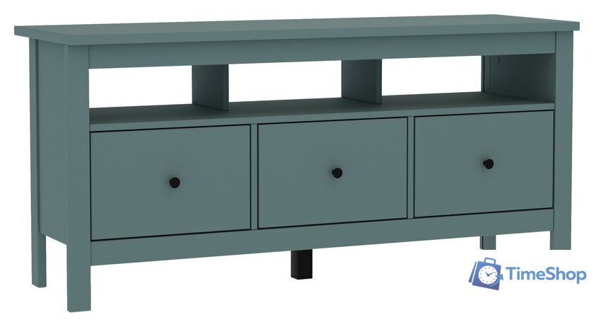 Тумба Mio Tesoro Сага 3 ящика 2.08.03.090.6 (темно-бирюзовый) - Изображение №1 — Интернет-магазин Time-Shop