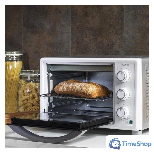 Мини-печь Cecotec Bake&Toast 2300 White - Изображение №3 — Интернет-магазин Time-Shop
