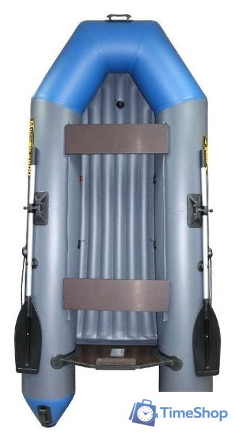 Моторно-гребная лодка Муссон 2800 НД (серый/синий) - Изображение №1 — Интернет-магазин Time-Shop