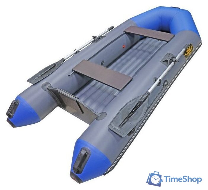 Моторно-гребная лодка Муссон 2800 НД (серый/синий) - Изображение №2 — Интернет-магазин Time-Shop