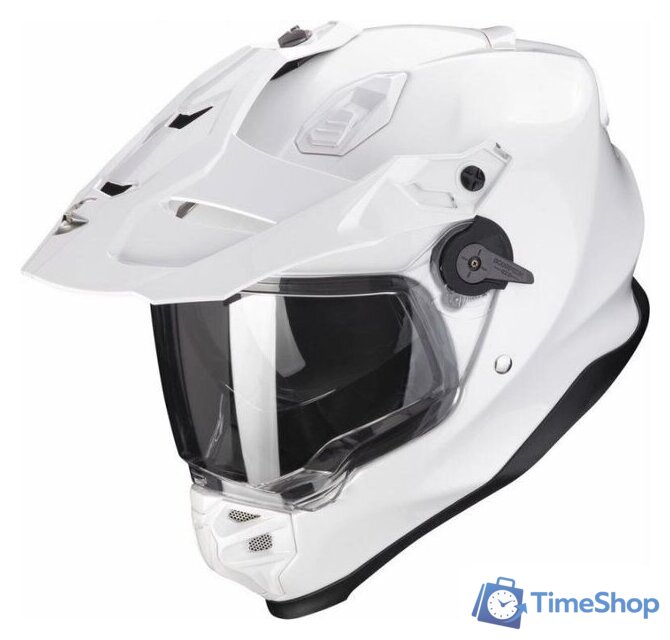 Мотошлем Scorpion Exo ADF-9000 Air Solid (р. L, белый) - Изображение №1 — Интернет-магазин Time-Shop