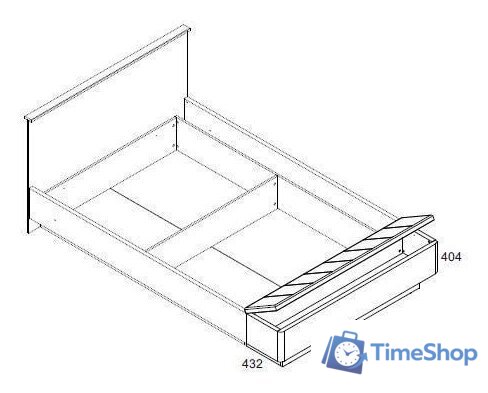 Банкетка Anrex Jagger 160 дуб монастырский/черный - Изображение №2 — Интернет-магазин Time-Shop