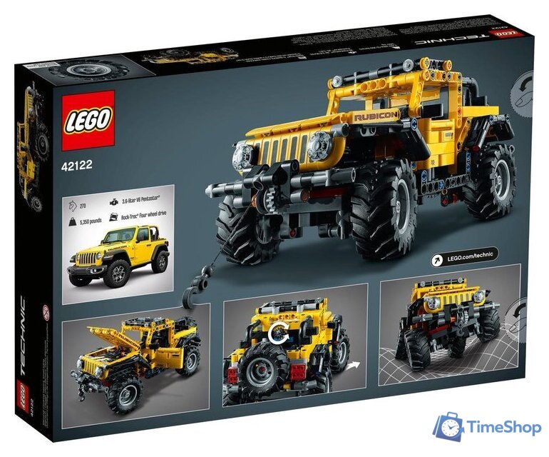 Конструктор LEGO Technic 42122 Jeep Wrangler - Изображение №2 — Интернет-магазин Time-Shop