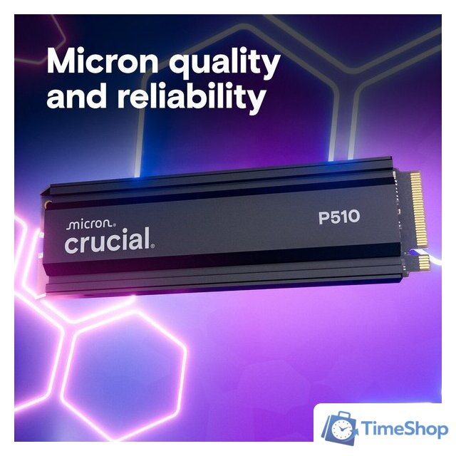 SSD Crucial P510 1TB CT1000P510SSD5 - Изображение №2 — Интернет-магазин Time-Shop