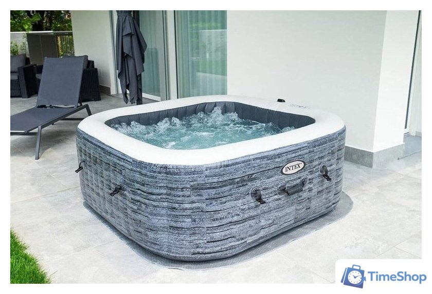 Надувной бассейн Intex Greystone Deluxe 28452 (196х71) - Изображение №3 — Интернет-магазин Time-Shop