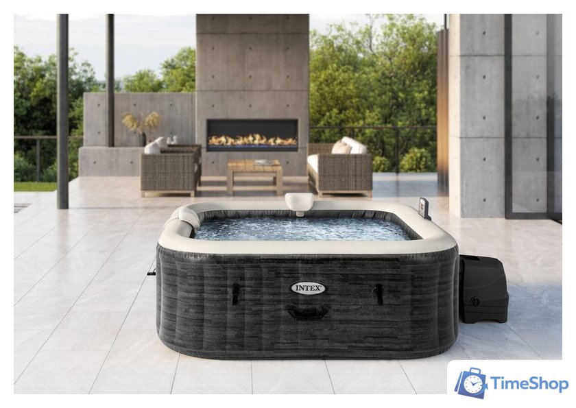 Надувной бассейн Intex Greystone Deluxe 28452 (196х71) - Изображение №2 — Интернет-магазин Time-Shop