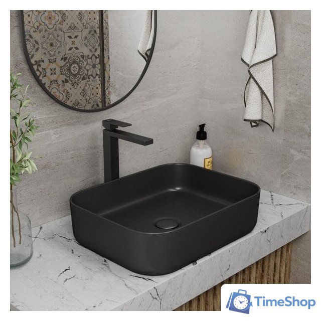 Умывальник D&K Berlin DT1431425 (черный) - Изображение №2 — Интернет-магазин Time-Shop
