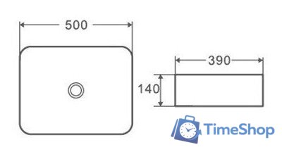 Умывальник D&K Berlin DT1431425 (черный) - Изображение №3 — Интернет-магазин Time-Shop