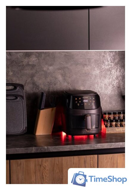 Аэрогриль (аэрофритюрница) Oulemei OLM-KZF002 (черный) - Изображение №21 — Интернет-магазин Time-Shop