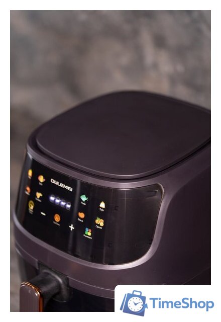 Аэрогриль (аэрофритюрница) Oulemei OLM-KZF002 (черный) - Изображение №12 — Интернет-магазин Time-Shop