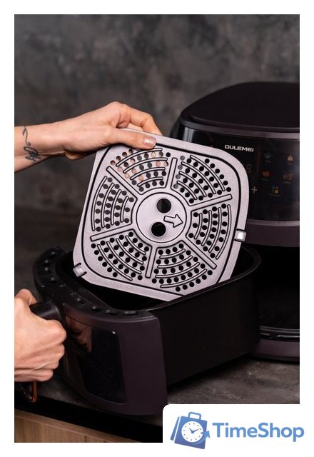 Аэрогриль (аэрофритюрница) Oulemei OLM-KZF002 (черный) - Изображение №13 — Интернет-магазин Time-Shop