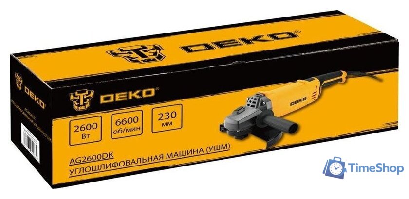 Угловая шлифмашина Deko AG2600DK 083-1031 - Изображение №6 — Интернет-магазин Time-Shop