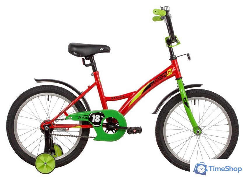 Детский велосипед Novatrack Strike 18 2022 183STRIKE.RD22 (красный) - Изображение №1 — Интернет-магазин Time-Shop