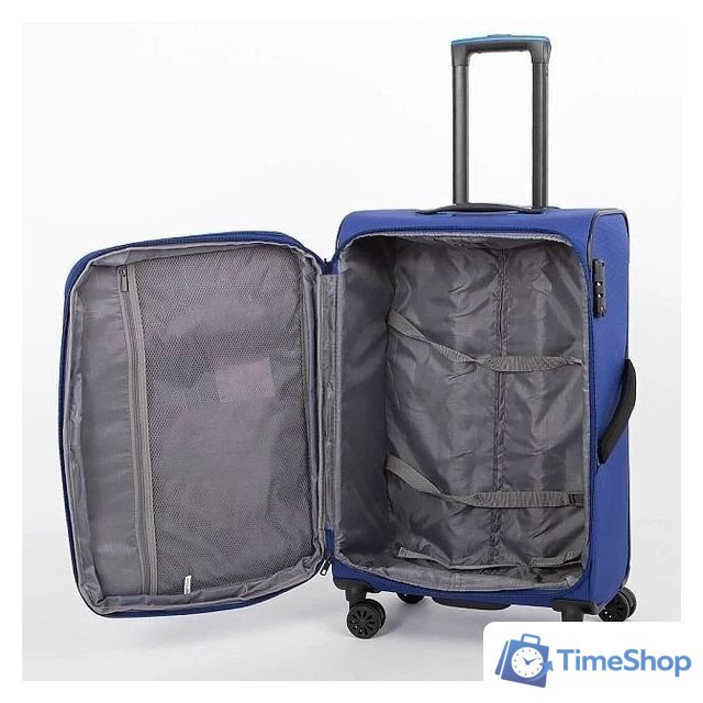 Чемодан-спиннер Francesco Molinary 111-22039W/3-24NAV (синий) - Изображение №5 — Интернет-магазин Time-Shop