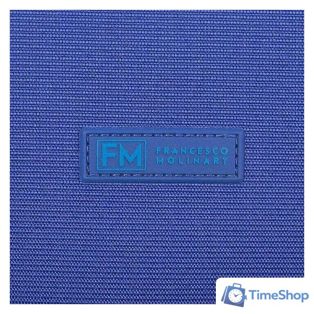 Чемодан-спиннер Francesco Molinary 111-22039W/3-24NAV (синий) - Изображение №7 — Интернет-магазин Time-Shop