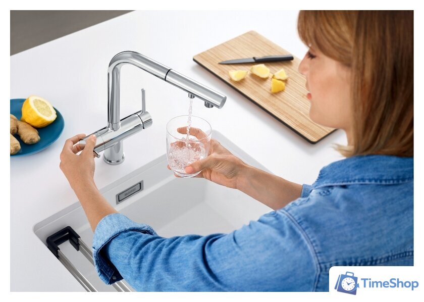 Смеситель Blanco Fontas-S II 525199 (нержавеющая сталь) - Изображение №6 — Интернет-магазин Time-Shop