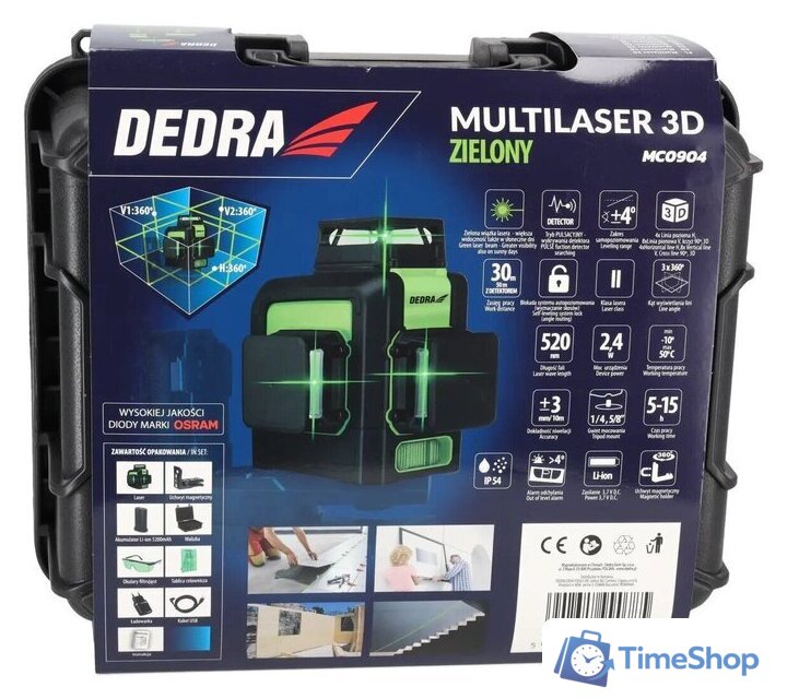 Лазерный нивелир Dedra MC0904 - Изображение №15 — Интернет-магазин Time-Shop
