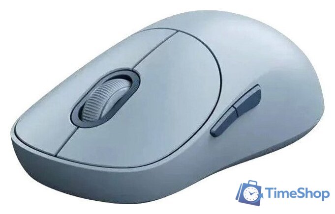 Мышь Xiaomi Wireless Mouse 3 XMWXSB03YM (голубой, китайская версия) - Изображение №1 — Интернет-магазин Time-Shop
