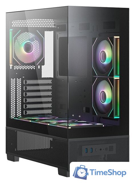 Корпус XASTRA Q500 6ARGB-C10-UC (черный) - Изображение №1 — Интернет-магазин Time-Shop