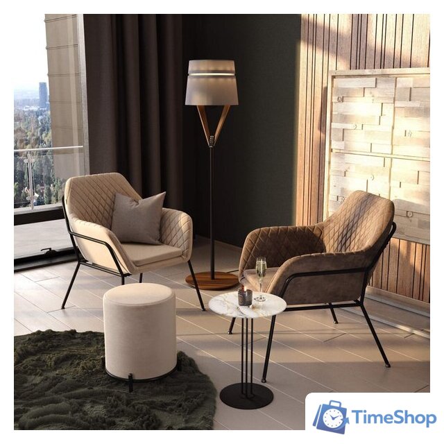 Интерьерное кресло Sheffilton SHT-AMS2-1 (лунный мрамор/черный муар) - Изображение №8 — Интернет-магазин Time-Shop