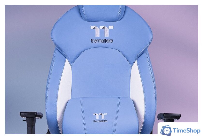 Игровое (геймерское) кресло Thermaltake V Comfort (синий/белый) - Изображение №13 — Интернет-магазин Time-Shop