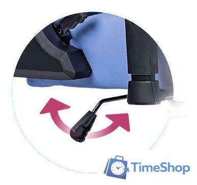 Игровое (геймерское) кресло Thermaltake V Comfort (синий/белый) - Изображение №10 — Интернет-магазин Time-Shop